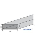 Aluminium rectangular tube EN-AW 6060 (AlMgSi0,5) 80x40x3 mm T66 extruded factory length 1995mm thumbnail