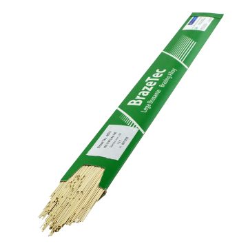 BrazeTec Silberlot 4076 Stäbe 1,0x500mm 40%Ag
