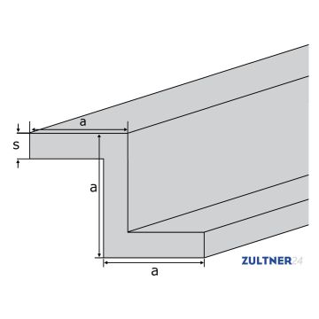 Aluminium Z-Profil AW-6060 (AlMgSi0,5) 6m