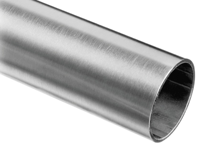 Stainless steel handrail tube ground