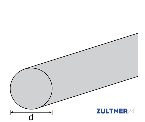 Alu-Rund EN-AW 5083 (AlMg4,5Mn) 91 mm H112 gepresst EZL 3 m